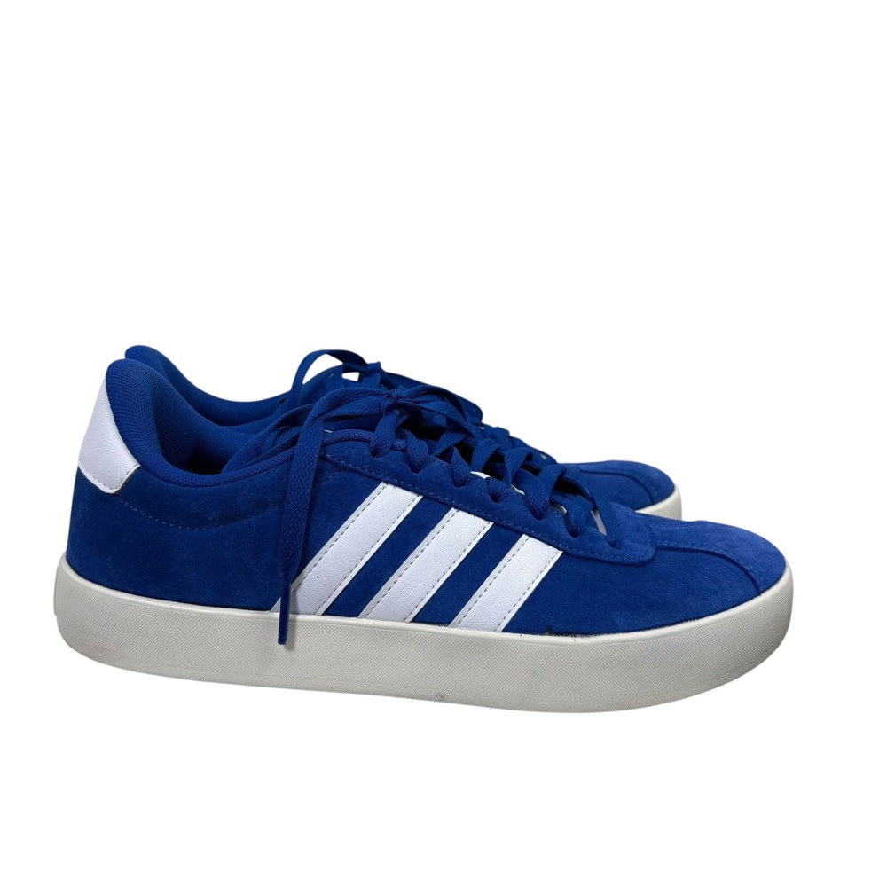 Adidas VL Court 3.0 Sneakers Royal Blue Suede US Men's Size 8.5